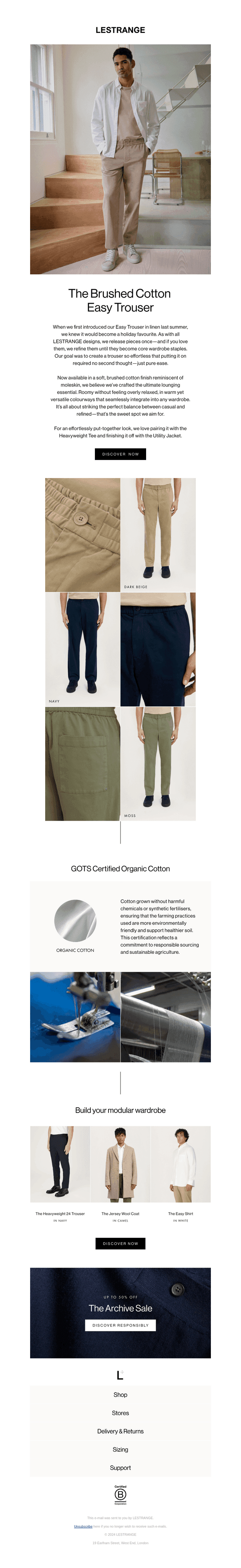 Our most comfortable trouser