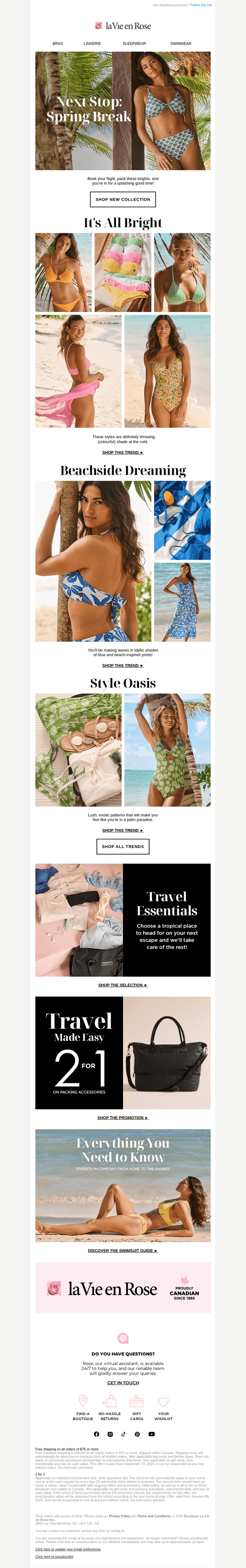 Sail into Spring Break​