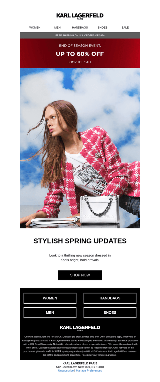 New In For Spring