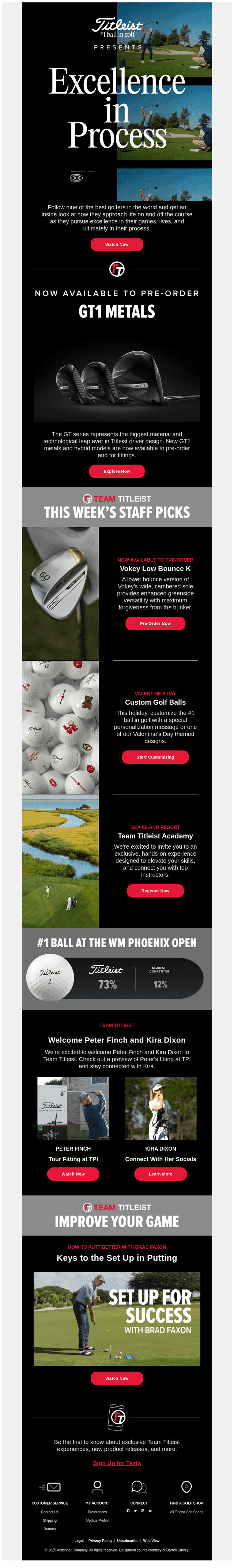 Exclusive Look: Titleist Presents “Excellence in Process”