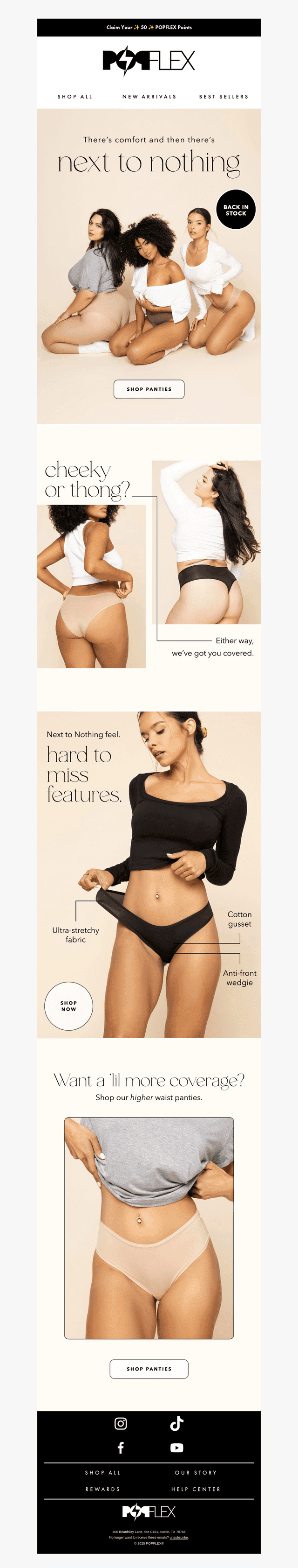Restocked! Panties →