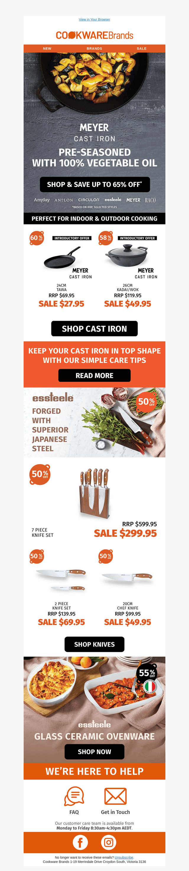 Introductory Offer On Meyer Cast Iron Range