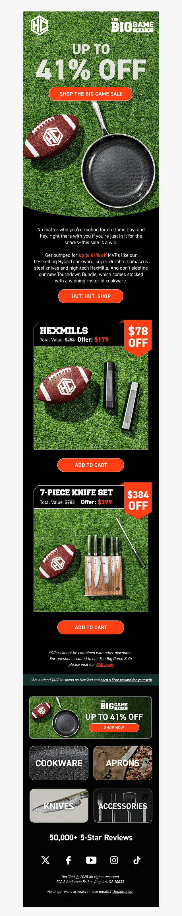 Snap up savings 🏈–but hustle!