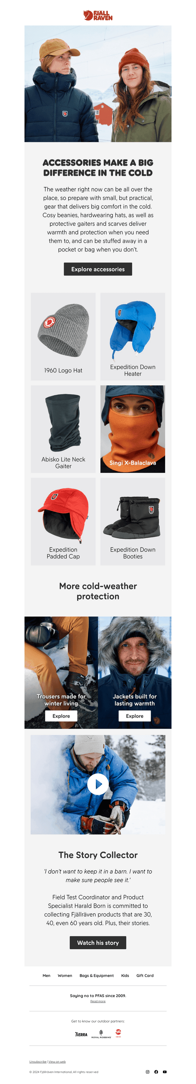 Get cold-weather ready with accessories