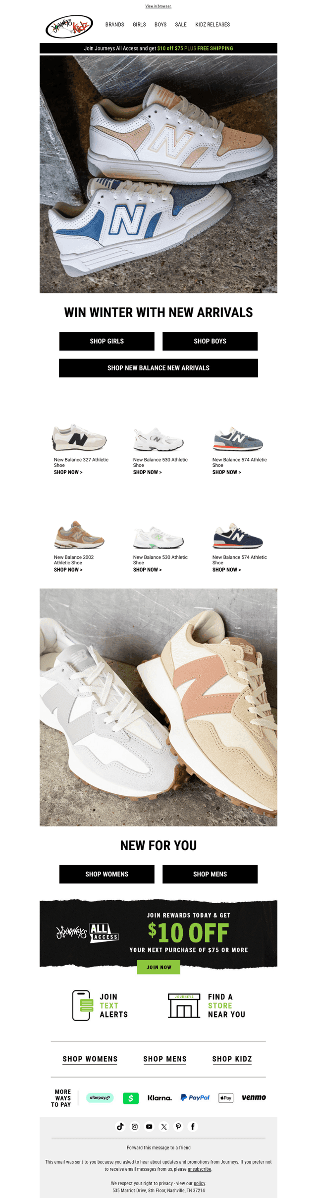 Win Their Winter Looks With New Balance