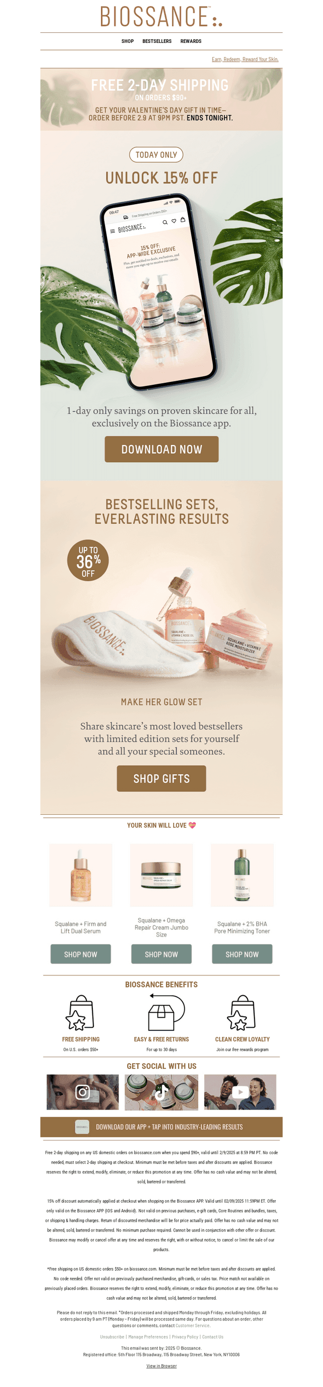Today only! 15% off SITEWIDE