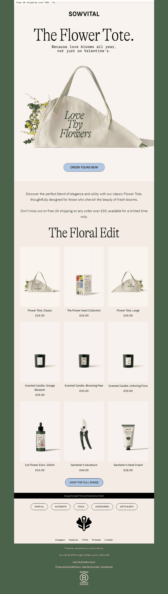 The Flower Tote.
