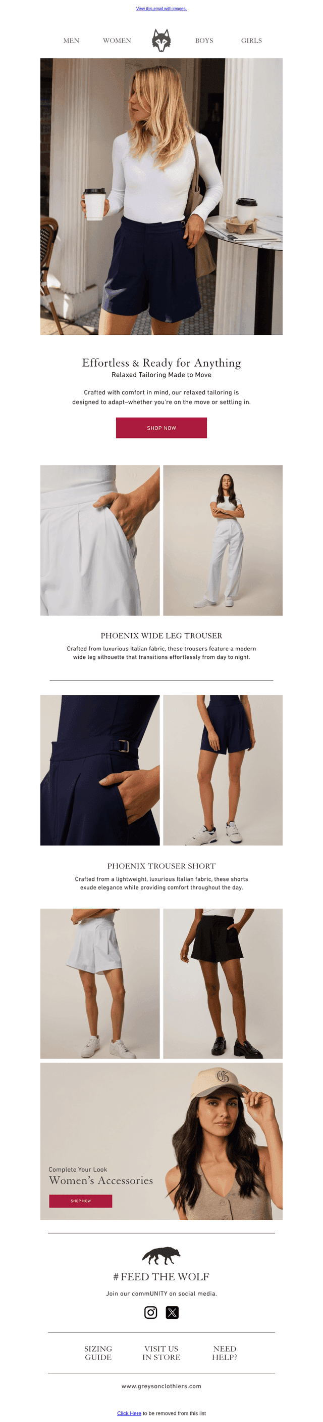 Effortlessly Refined, Ready for Anything