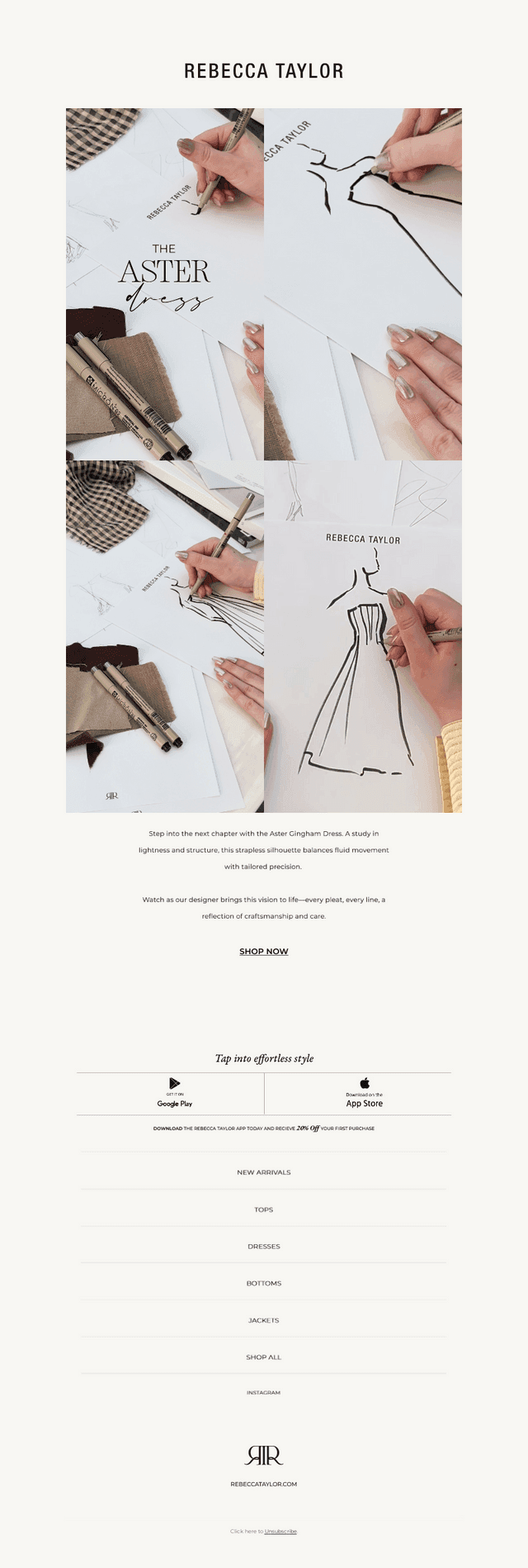 A First Look: The Aster Gingham Dress