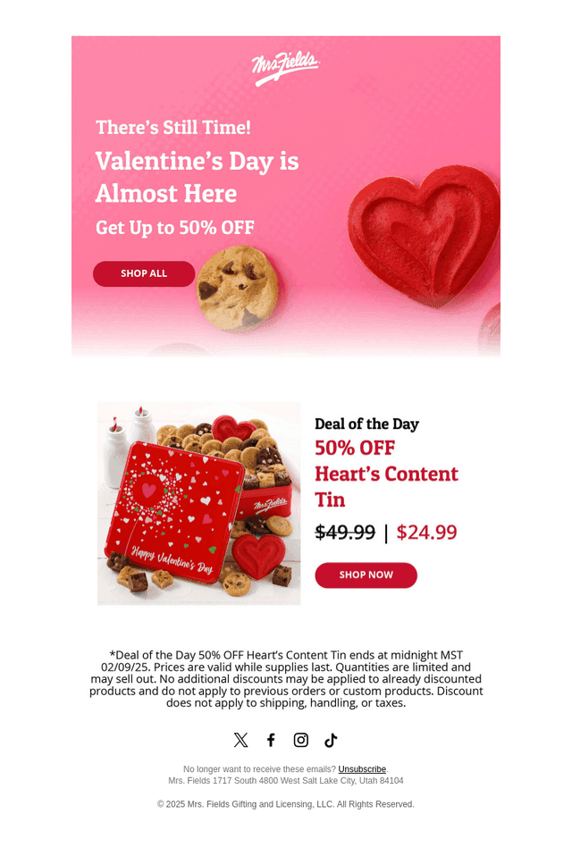Last Day for 50% OFF