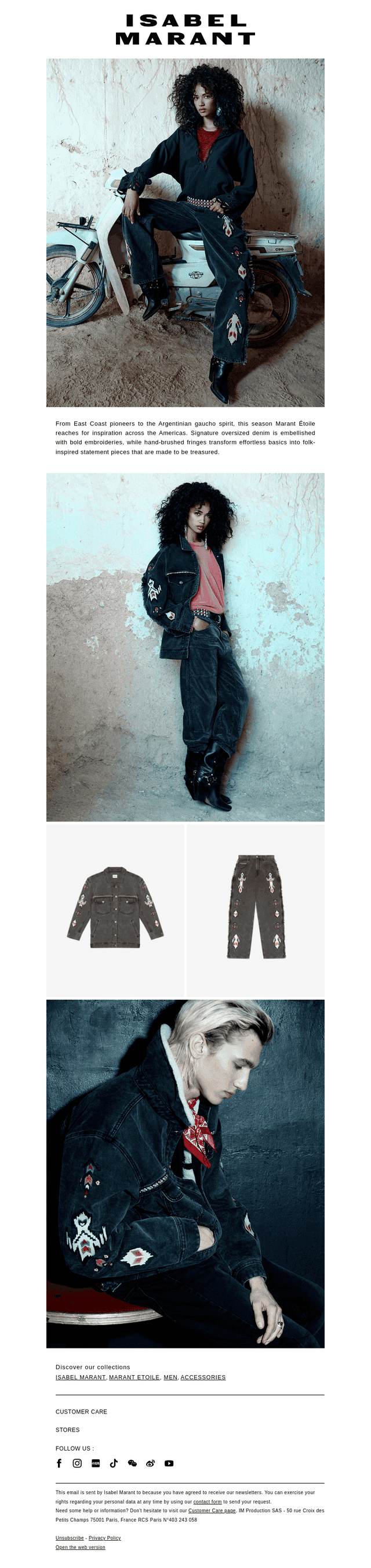 Marant Étoile: Embroideries selection