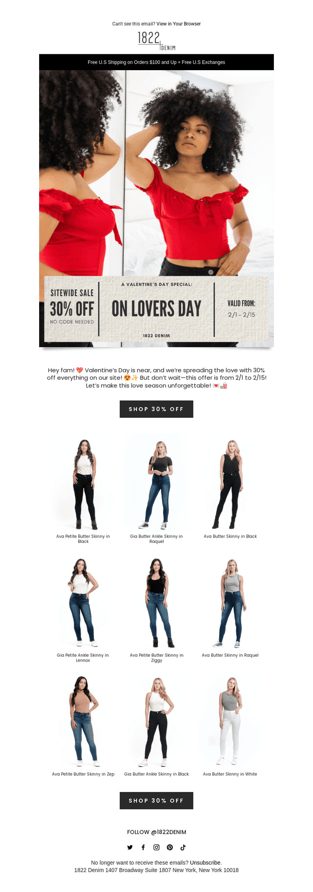 Fall in Love with 30% Off!