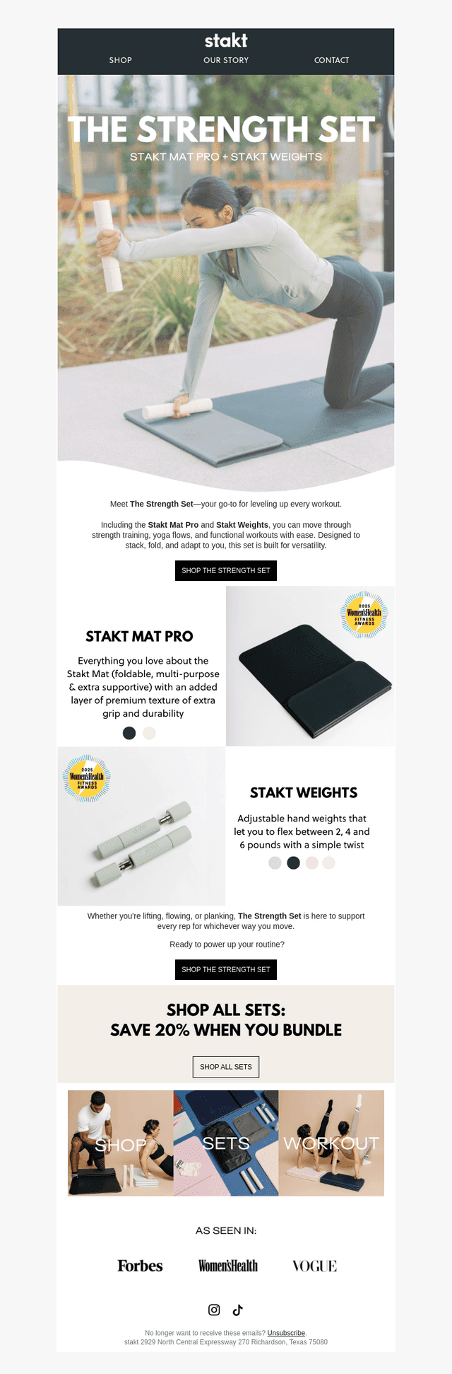 Power up with The Strength Set