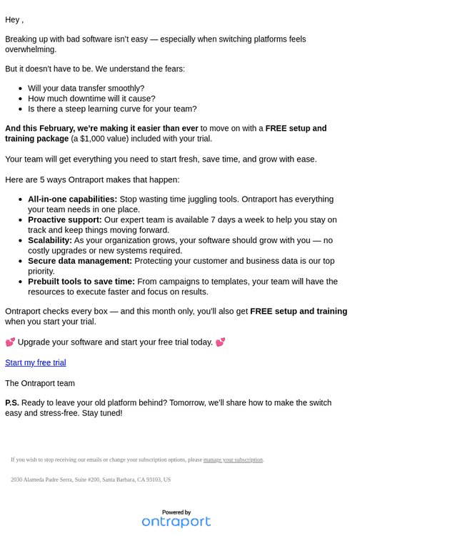 Worried about switching software? Let’s make it easy 💞