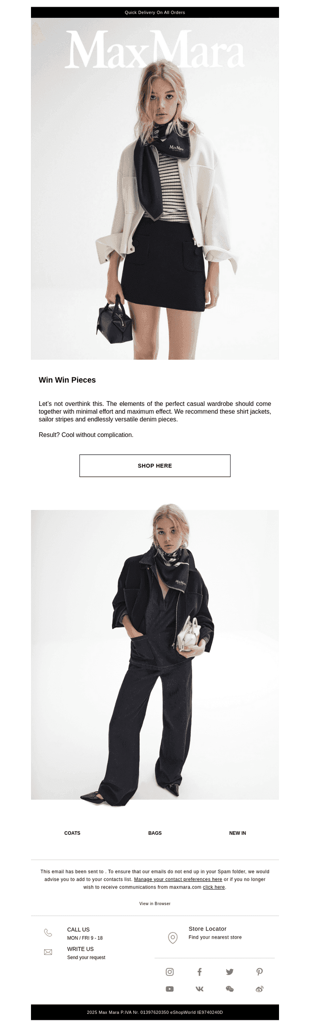 The express route to effortless cool