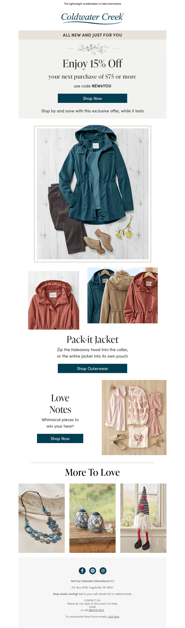 Discover Our Rain-Resistant Pack-It Jacket