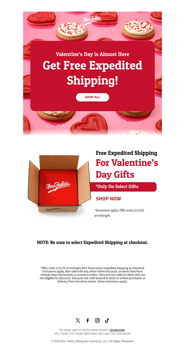 Don't Wait! Order Your Valentine a Gift Today!