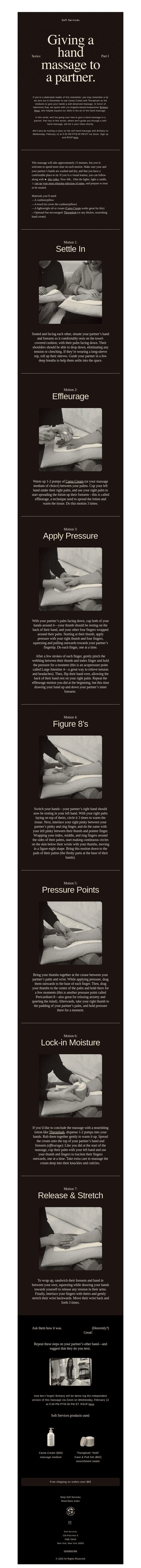 A Proper Hand Massage: Part I