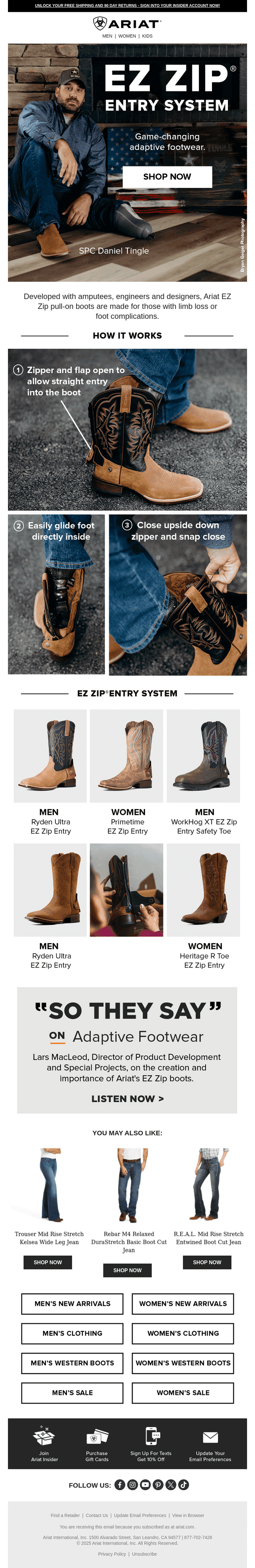 Adaptable, Accessible EZ Zip® Boots­