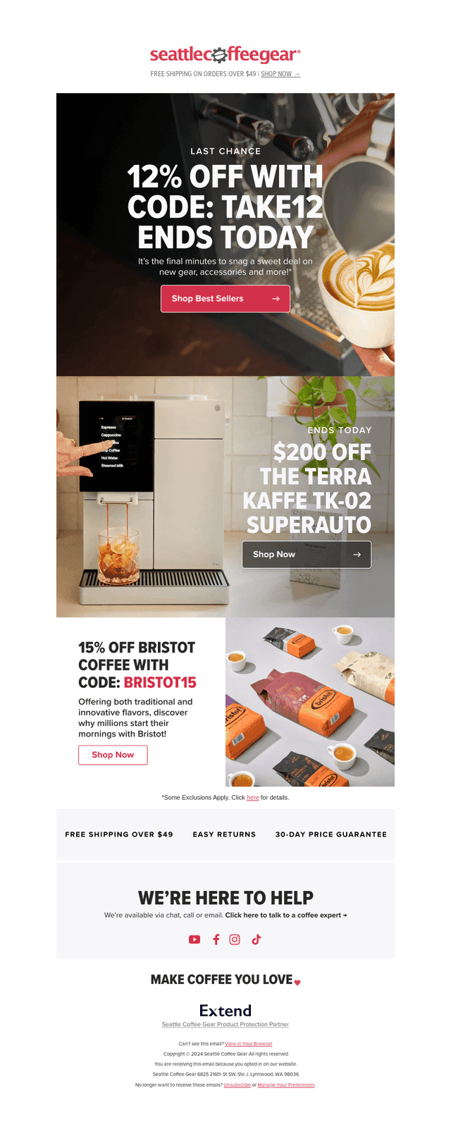 Our biggest promo code savings ends today!