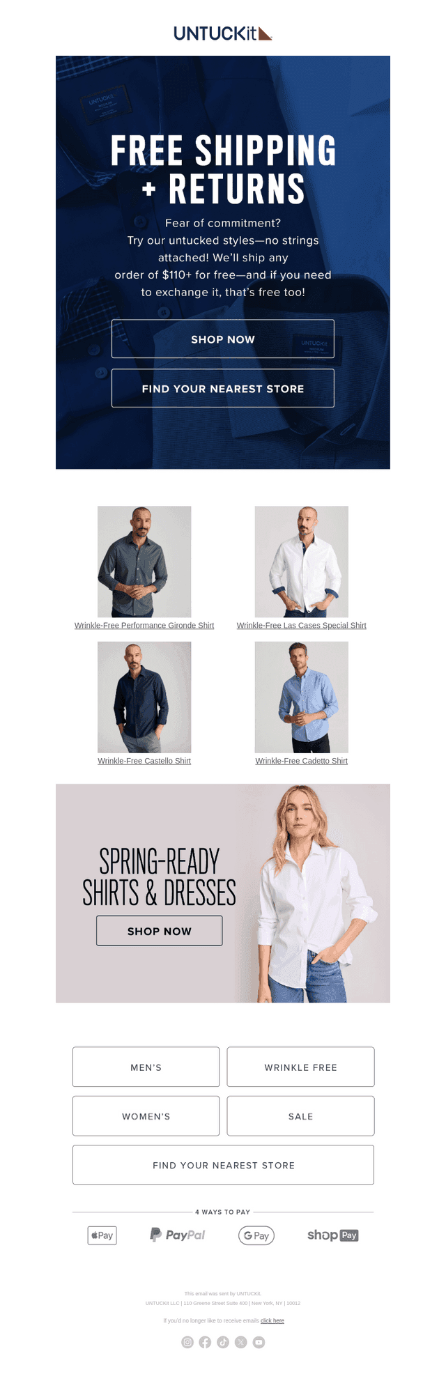 Free Shipping On Order $110+