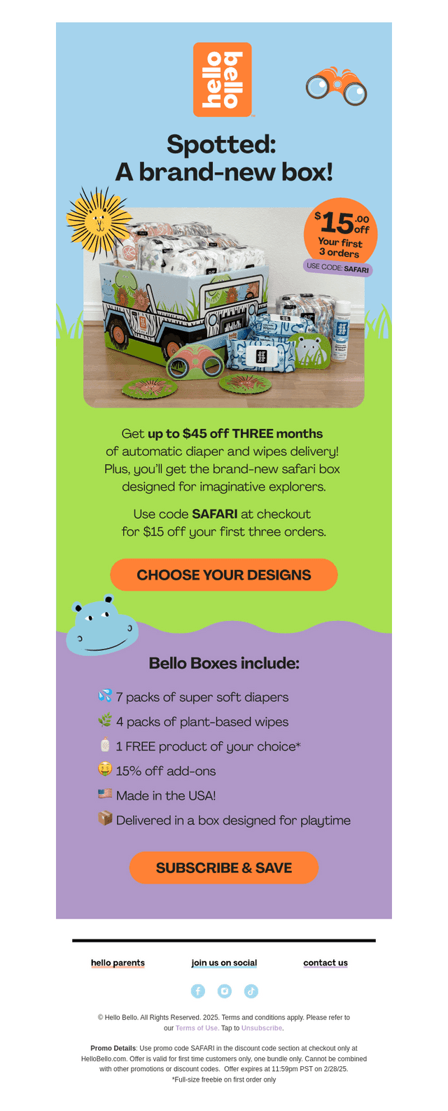 Get the NEW safari box for endless play!