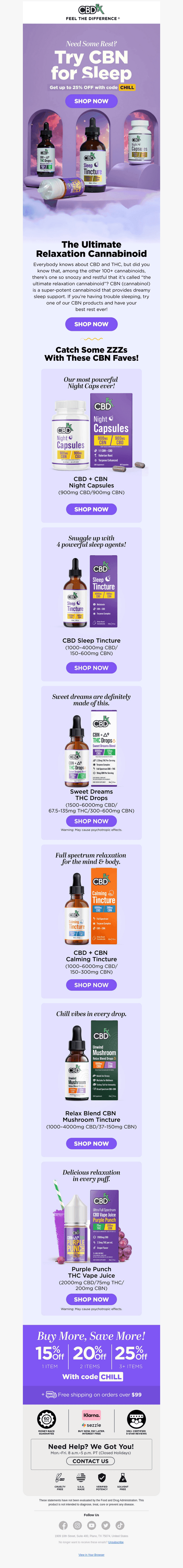 Meet the Ultimate Relaxation Cannabinoid😴