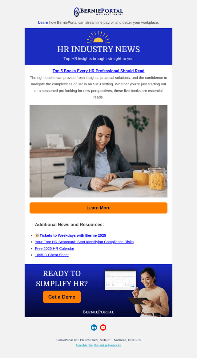 Bernard Health email from Tue, Feb 11, 2025