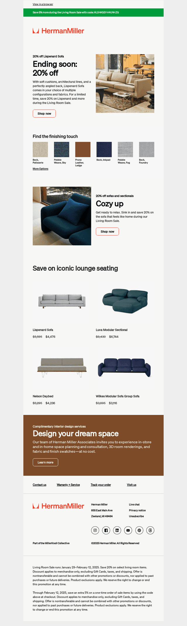 Don't wait: 20% off + extra 5% ends soon