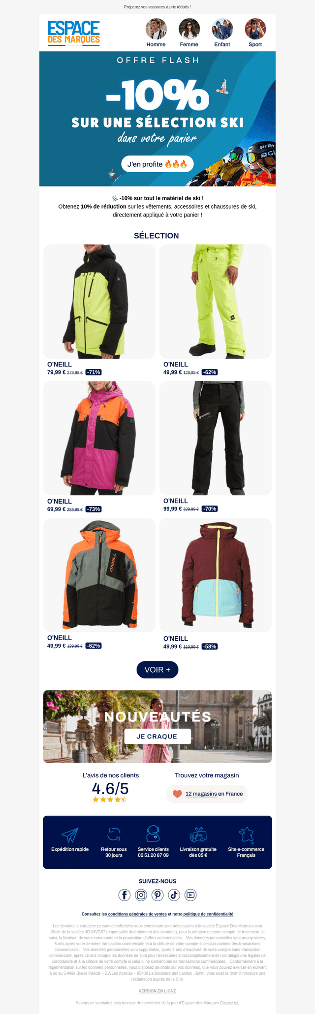 -10% sur le Ski ! Offre Flash !🎿