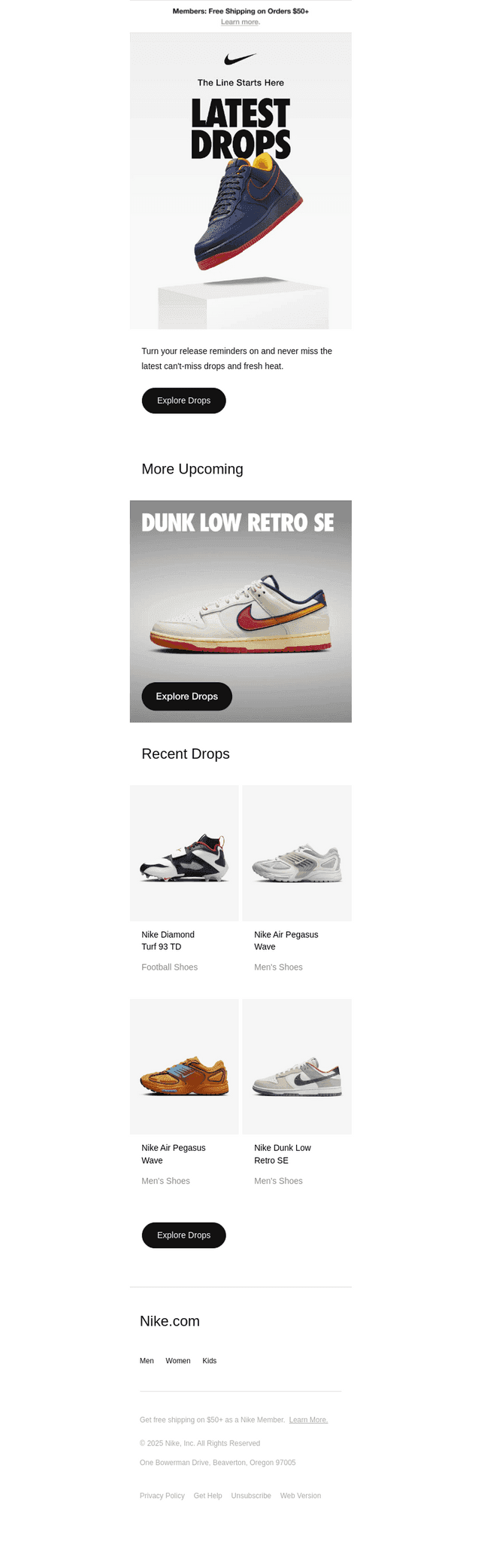 Nike email from Tue, Feb 11, 2025