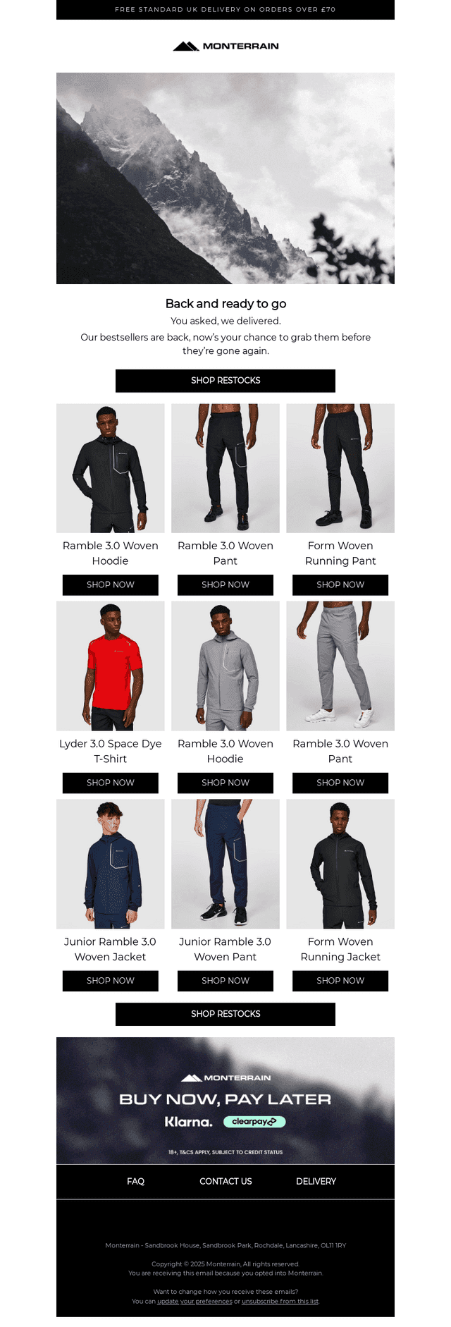 Sold Out Styles Are Back