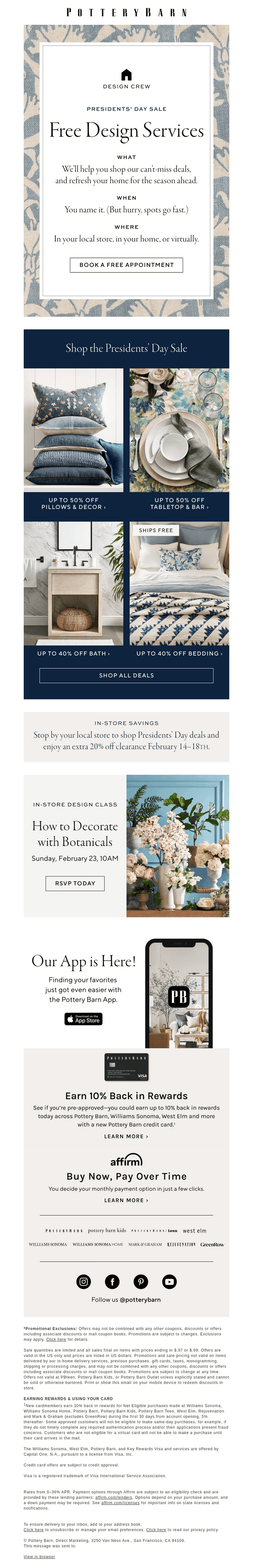 Free design services: RSVP NOW