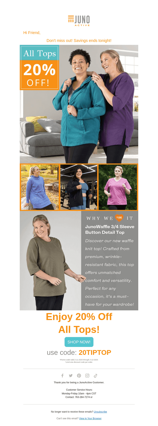 Don't Miss Your 20% Off Savings!