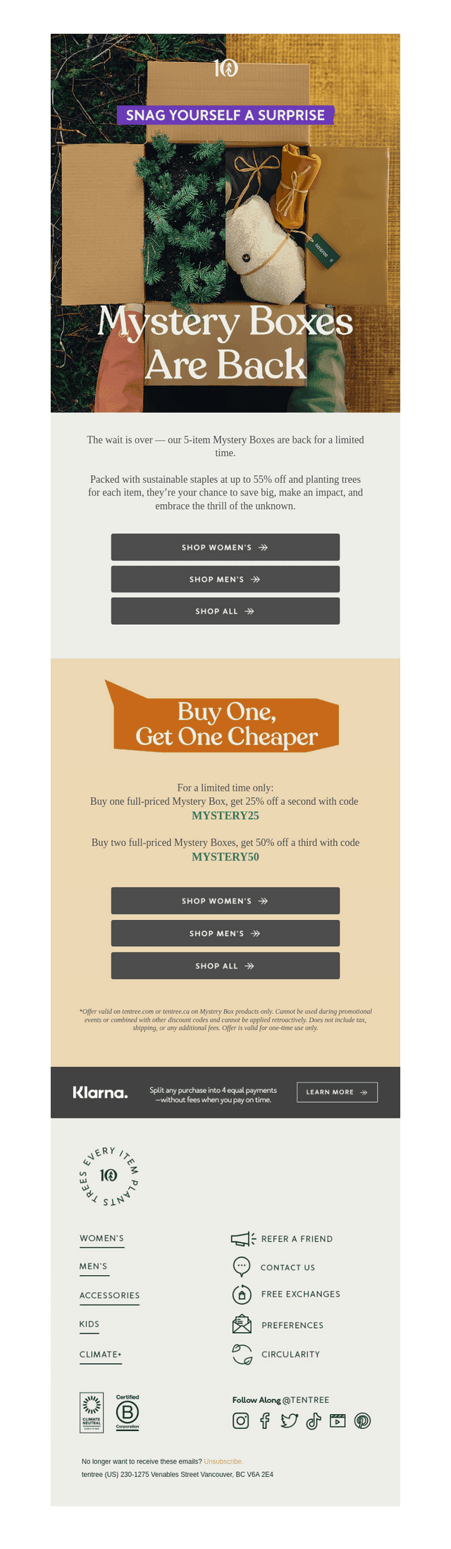 5-Item Mystery Boxes Are Back