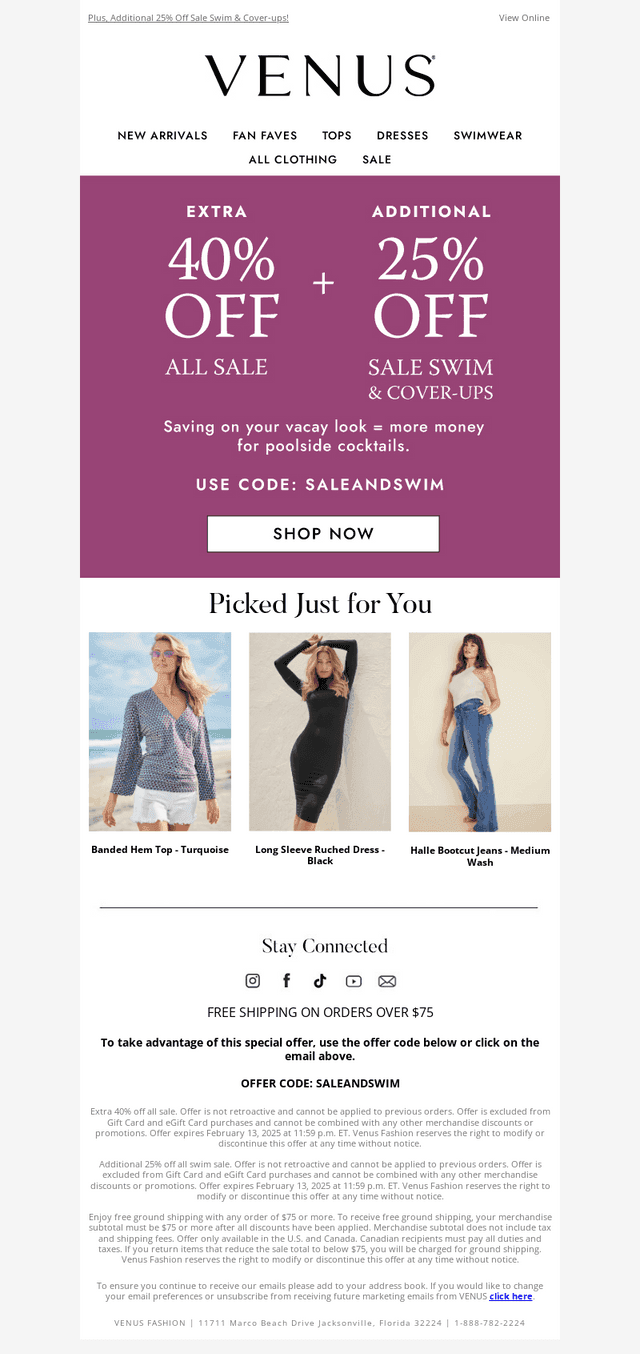 OPEN ME: Extra 40% Off ALL Sale