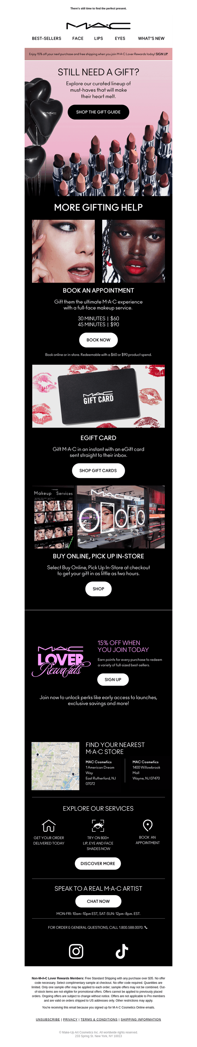 MAC Cosmetics email from Wed, Feb 12, 2025