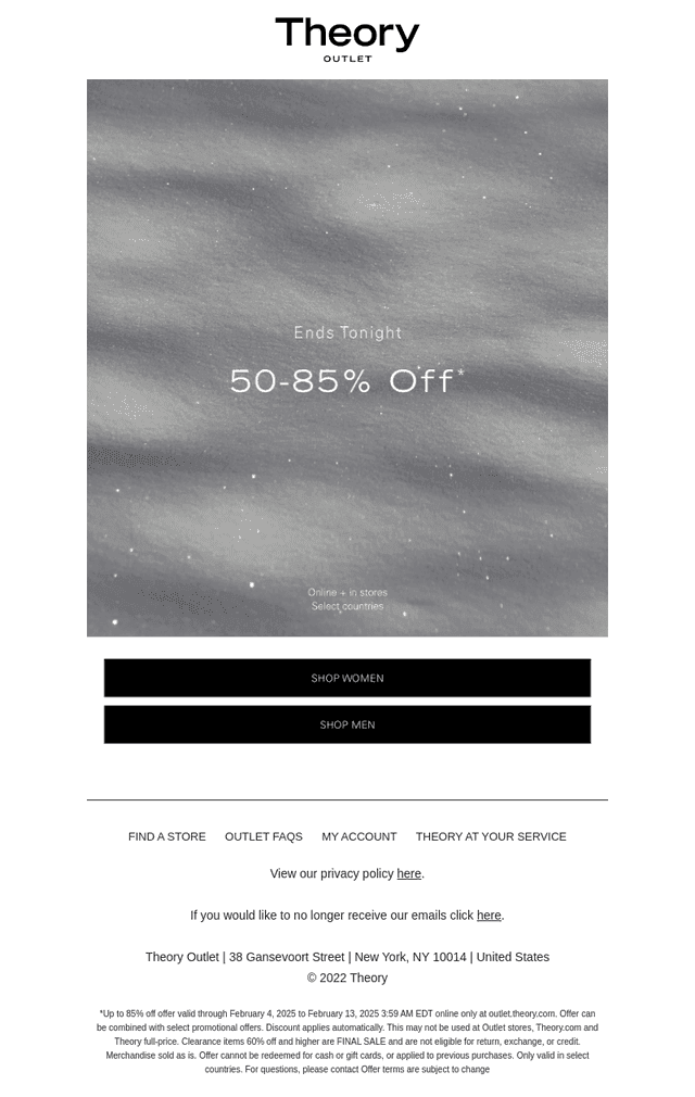 The Winter Sale Ends Tonight