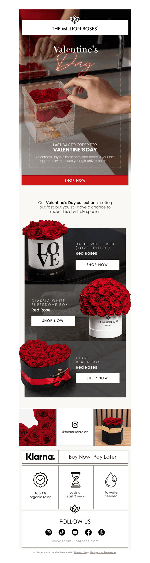 💝 Valentine’s Day Countdown: Order Before It’s Too Late!