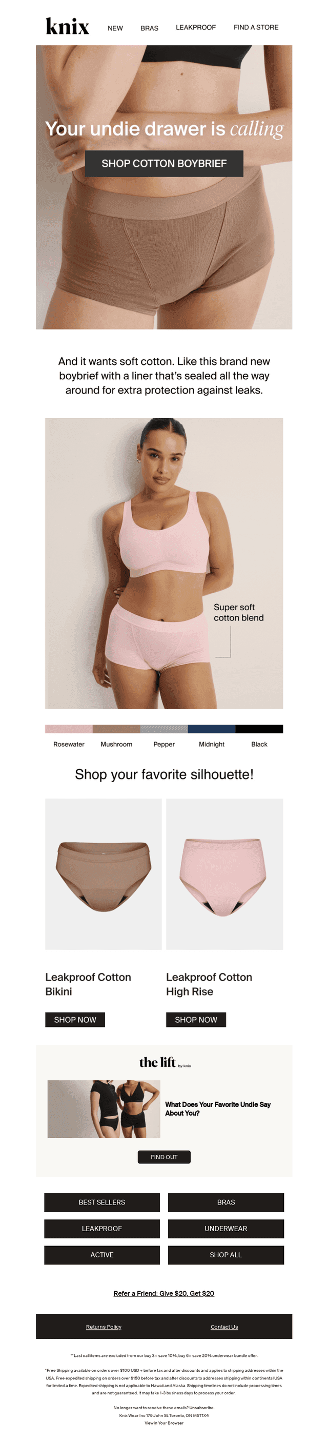This one’s for the cotton lovers! 💌