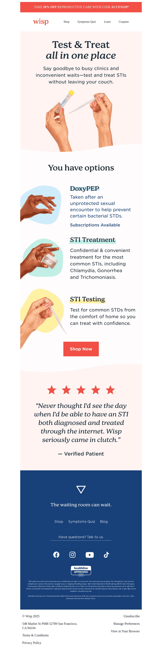 STI Testing, Treatment, and DoxyPEP🔻