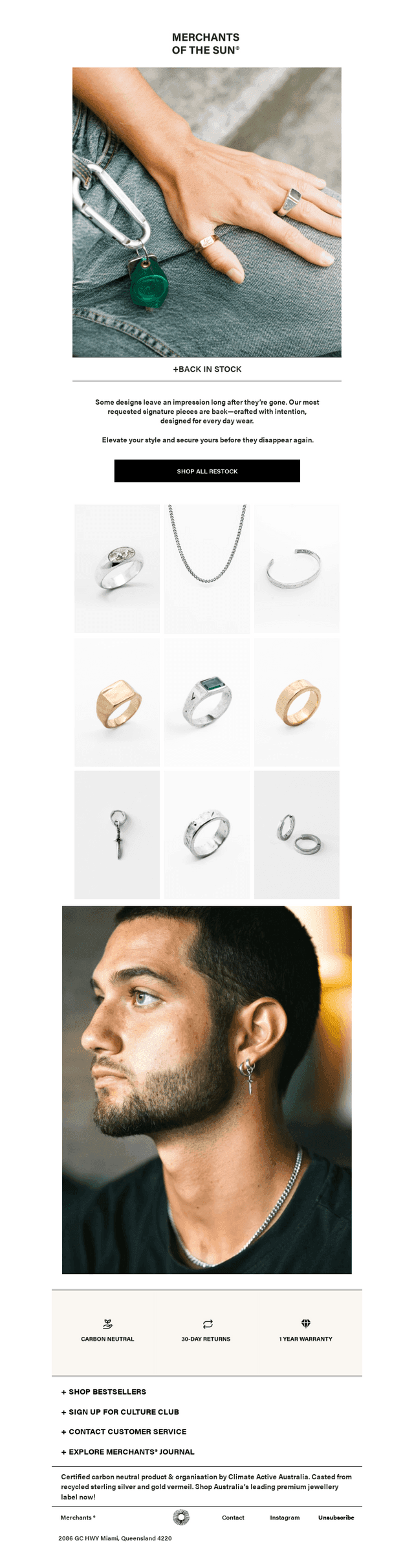 Back in Stock—Signature Range