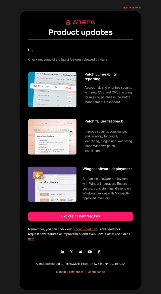 Product updates - February edition