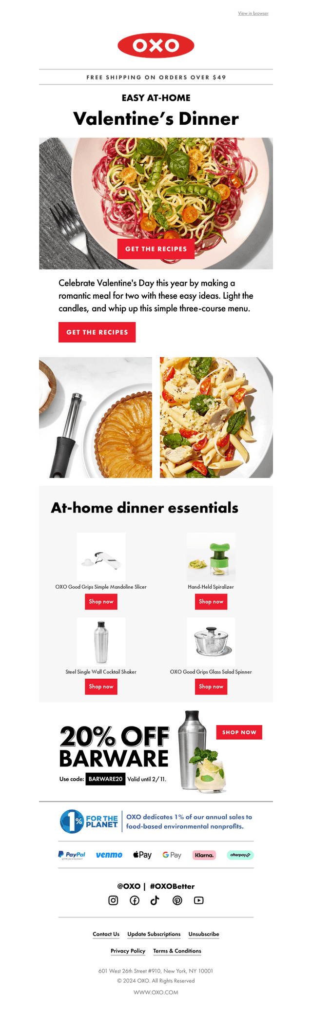 OXO email from Thu, Feb 13, 2025