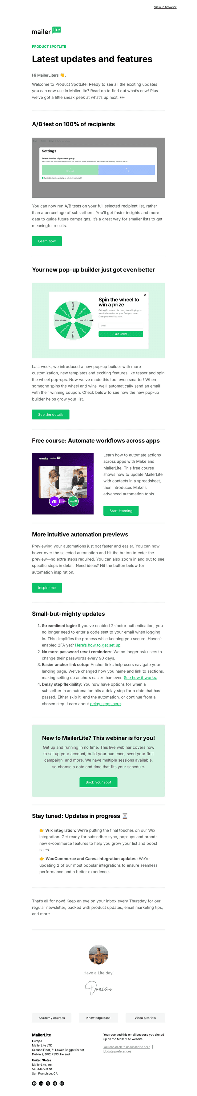 Product SpotLite: Latest features and updates 👉