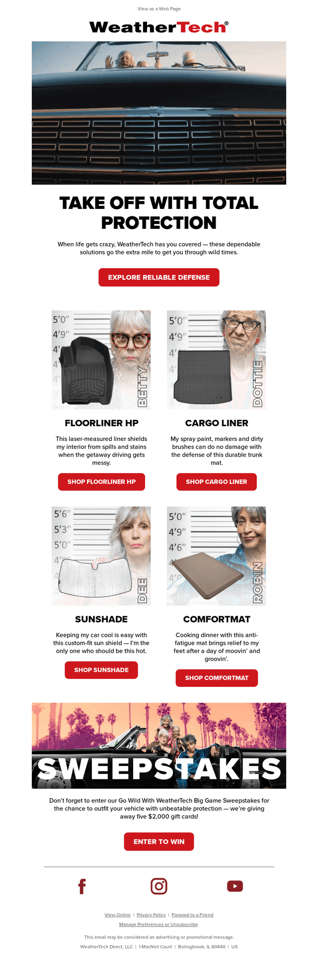 A Message From the WeatherTech Grannies