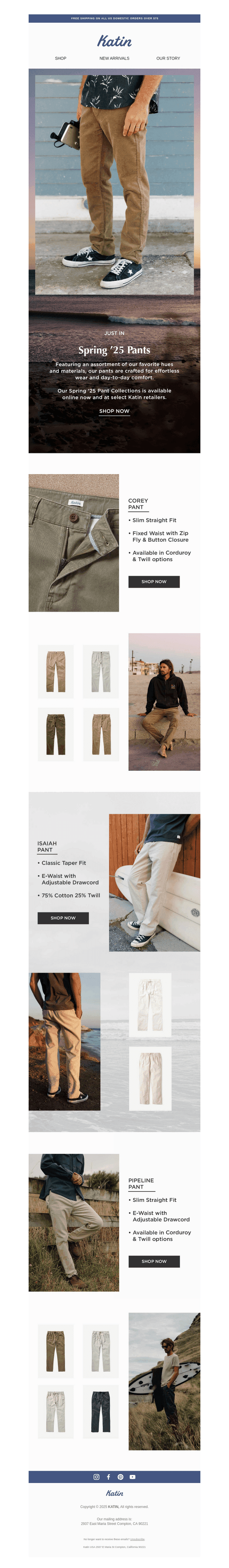 JUST IN Spring '25 Pants