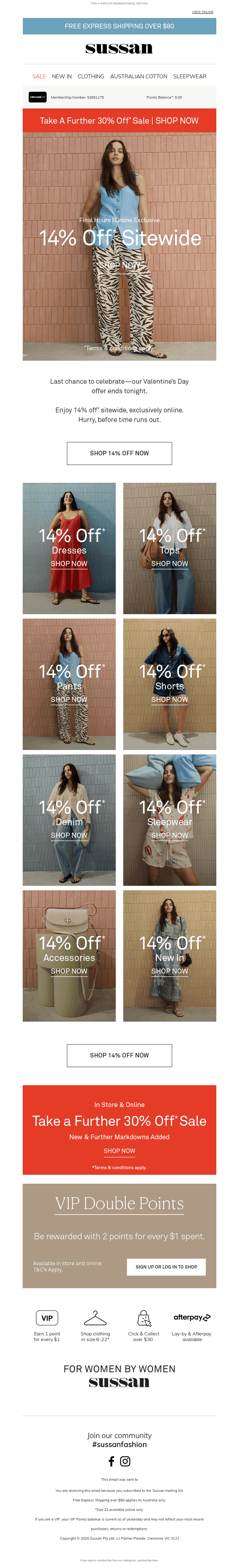 FINAL HOURS ⏰ 14% Off Sitewide Ends Tonight