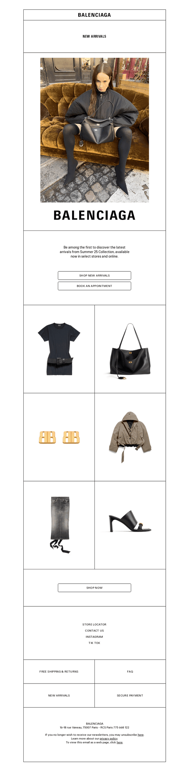 NEW ARRIVALS