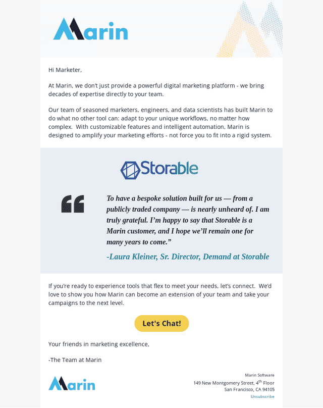 A Platform Built By Marketers, for Marketers